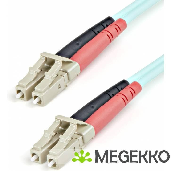 StarTech.com 1m 10 Gb Aqua multimode 50/125 duplex LSZH, Computers en Software, Overige Computers en Software, Nieuw, Verzenden