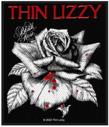 Thin Lizzy - Black Rose - Patch officiële merchandise, Ophalen of Verzenden, Nieuw, Kleding