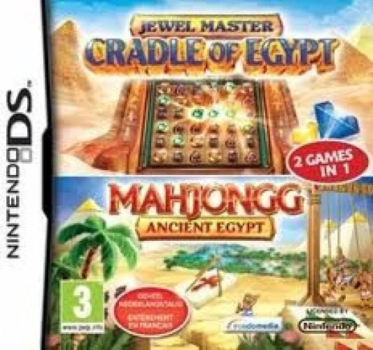 Jewel Master Cradle of Egypt + Mahjong 2 Pack (Nintendo DS), Spelcomputers en Games, Games | Nintendo DS, Gebruikt, Verzenden