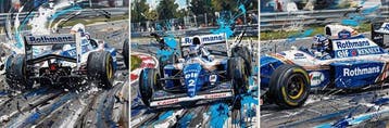 CREATIVE_HUB - Three time Senna on Imola circuit XL 40 x120, Nieuw