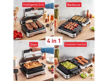 Tefal OptiGrill 4in1 GC774D - Contactgrill - 9 automatische, Verzenden, Nieuw