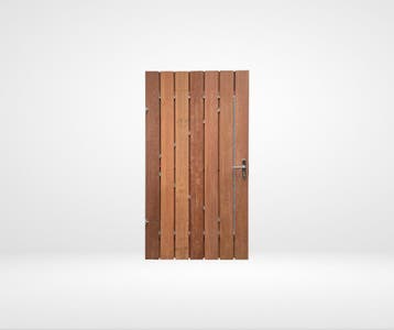 Tuinpoort Hardhout / Keruing Verticaal, Tuin en Terras, Ophalen of Verzenden, Nieuw