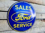 Ford Sales & Service vintage emaille bord, Verzenden, Nieuw