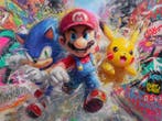 Canvas Fit - Alberto Ricardo - Mario, Sonic, Pokemon en la, Nieuw