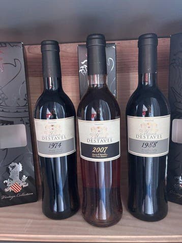 1974 , 1988, 2007 Maison Destavel AOP Maury, Rivesaltes, Nieuw