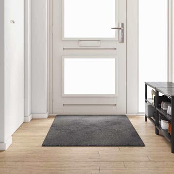 vidaXL Tapijt Loper Grijs 100 x 200 cm 100% Polypropylene, Huis en Inrichting, Verzenden, Nieuw, Grijs