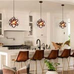 Retro Metalen Hanglamp – Vintage Kooi Plafondlamp met E27 Fi, Verzenden, Nieuw