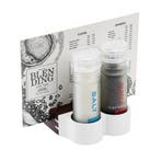 Oacklux Menukaart- en Peper- & Zouthouder Wit - Noten, Nieuw in verpakking