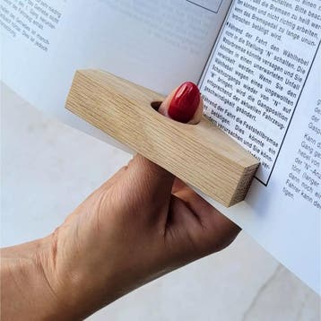 HOCHO Eikenhouten Boekenpagina Houder 90x35x20 mm – Voor.., Ophalen of Verzenden, Nieuw