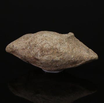 Oud-Romeins Lood Slingerkogel met inscriptie COS / blank [L