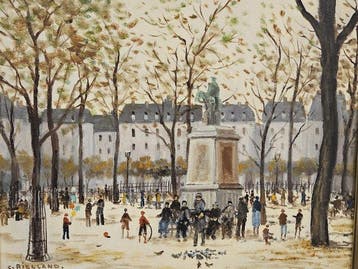 Escuela Impresionista Europea (XX) - Vista de Paris