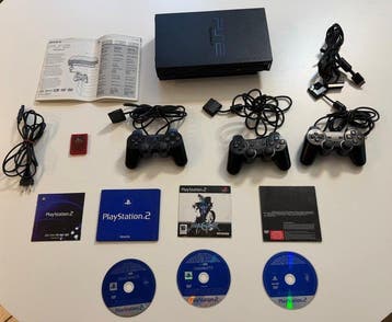 Sony - Playstation 2 (PS2) - Videogameconsole + games -, Nieuw
