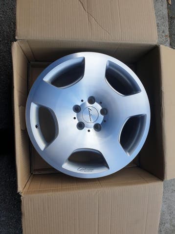 Originele Lorinser RS2 7j17 5x112 ET50/44 velgen 99% nieuw, Auto-onderdelen, Banden en Velgen, Velg(en), Verzenden, Nieuw, 17 inch