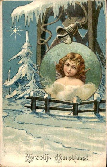 Fantasie, Kerst - Feestdagen - Ansichtkaart (139) -, Gelopen