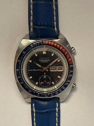 Seiko - 6139-6000 Pogue style - Zonder minimumprijs -, Sieraden, Tassen en Uiterlijk, Horloges | Antiek