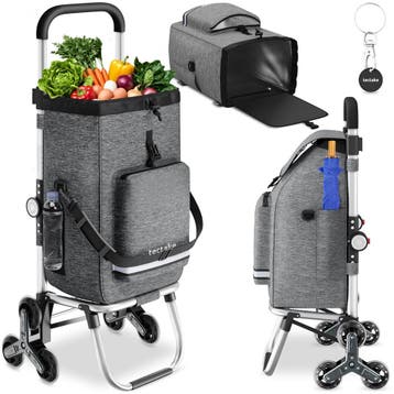 Boodschappentrolley Shopper, 3-in-1, opvouwbaar, met koeltas, Verzenden, Nieuw