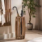 *WOONWINKEL* Houten Paraplubak Met Open Lattendesign, Huis en Inrichting, Woonaccessoires | Overige, Verzenden, Nieuw