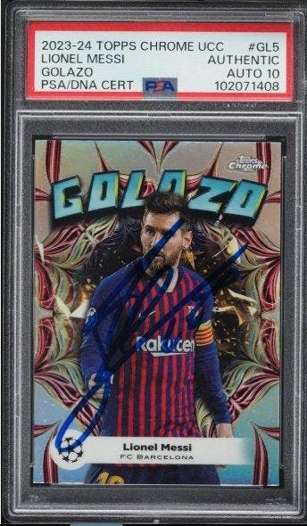 2023 Topps Chrome Lionel Messi #GL5 - Golazo - Autograph -, Nieuw