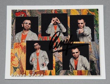 Ringo Starr - Gesigneerde zeldzame kleurpromotiefoto met COA, Nieuw in verpakking