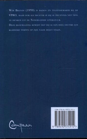 De vijftig beste gedichten van Wim Brands / De vijftig beste, Boeken, Verzenden, Zo goed als nieuw, Wim Brands