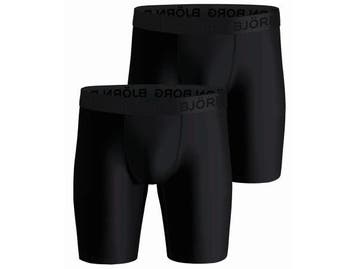 Veiling - Bjorn Borg 2-Pack Performance Boxers Long Leg Zwar, Kleding | Heren