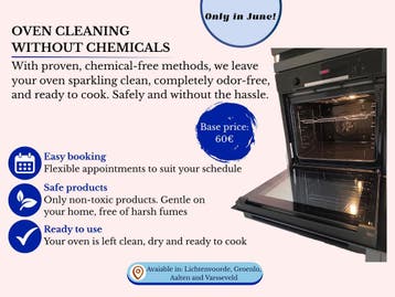 Oven Cleaning without chemicals, Schoonmaken woning