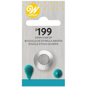 Wilton Spuitmondje #199, Hobby en Vrije tijd, Taarten en Cupcakes maken, Verzenden, Nieuw