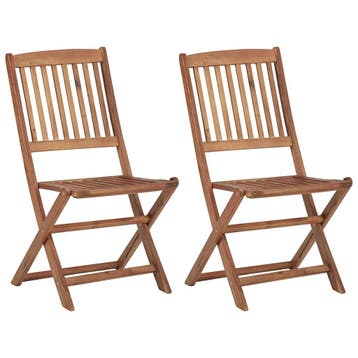 Klapstoelen Acaciahout - Retourdeal - OP=OP, Tuin en Terras, Ophalen of Verzenden, Zo goed als nieuw, Hout, Inklapbaar
