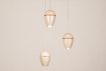 Rietveld Hanglampen - Beige, Zand - Metaal, Aluminium, Huis en Inrichting, Lampen | Hanglampen, Verzenden, Nieuw