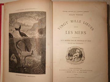 Jules Verne,-Alphonse De Neuville-Edouard Riou - Vingt Mille