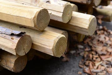 ACTIE: Houten Weidepaal Ø70 x 1800 mm | per stuk, Weidegang