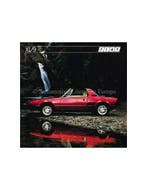1983 FIAT X1/9 BROCHURE ENGELS, Nieuw, Author