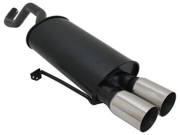 Sportuitlaat Renault Clio 3 2005-2013 - 2 x 76mm RL-Design, Auto-onderdelen, Uitlaatsystemen, Verzenden, Nieuw