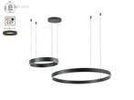 Duora Design Hanglamp Zand Zwart 80cm&40cm Duo..., Ophalen, Nieuw