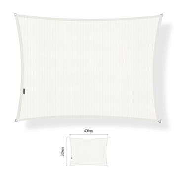 Schaduwdoek 2x4 rechthoek Arctic white, Ophalen of Verzenden, Nieuw
