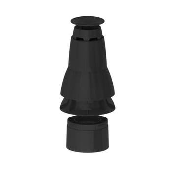 Burgerhout Flex/MultiFlex uitmondingsset voor Skyline - 80mm, Verzenden, Nieuw