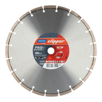 Norton Clipper Pro Beton diamantzaagblad 350 x 25,4 mm, Ophalen of Verzenden, Overige typen