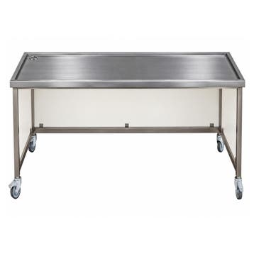Huur: RVS werktafel met afvoer, Ophalen of Verzenden