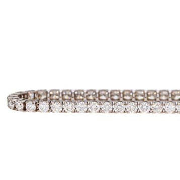 Zonder minimumprijs - Armband - 18 karaat Witgoud - 2.68ct., Nieuw