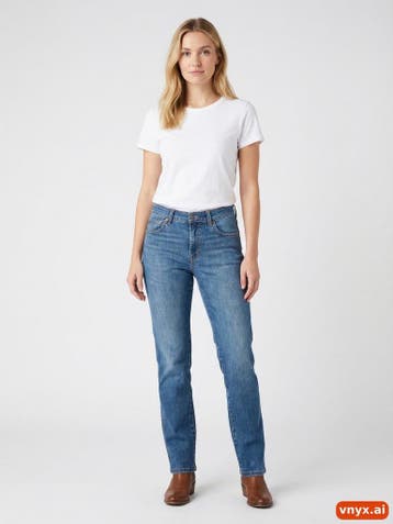Wrangler Jeans Dames maat WW34 / L30 Blauw Vintage, Ophalen of Verzenden, Nieuw