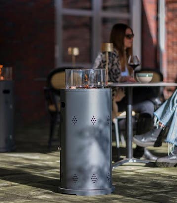 Bogo Vlam staande Gasheater Grijs 10500 Watt, Verzenden, Nieuw