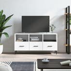 vidaXL Tv-meubel 102x36x50 cm bewerkt hout wit, 100 tot 150 cm, Verzenden, Nieuw, Minder dan 100 cm