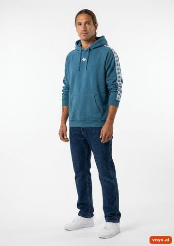 Kappa Hoodies Heren maat S Teal Vintage, Ophalen of Verzenden, Nieuw