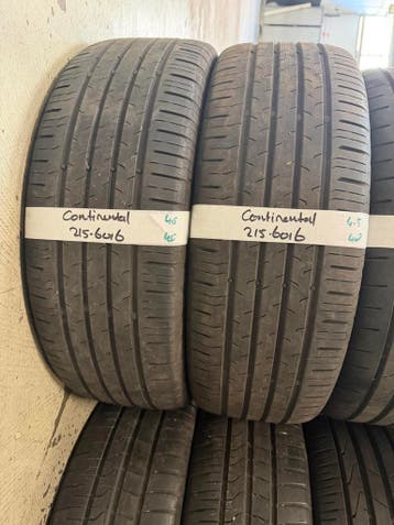 215-60-16 Continental Zomerbanden 4.5mm Montage 215 60 16, Ophalen, 16 inch, Band(en), Personenwagen