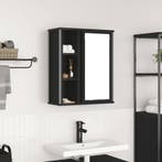 vidaXL Badkamerwandkast met spiegel 50x21x60 cm eikenkleurig, Verzenden, Nieuw