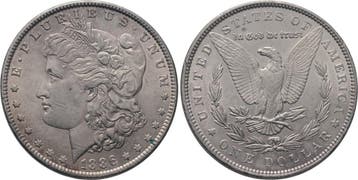 1 Dollar 1886 Vereinigte Staaten von Amerika Morgan Dollar, Verzenden