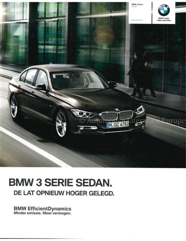 2014 BMW 3 SERIE SEDAN BROCHURE NEDERLANDS, Boeken, Auto's | Folders en Tijdschriften, BMW