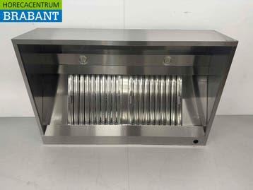RVS Afzuigkap Dampkap met lamellen filters Premium-line 150, Ophalen of Verzenden, Nieuw in verpakking