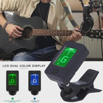 Professionele Clip-On Gitaartuner met 360° Draaibaar LCD Sch, Muziek en Instrumenten, Snaarinstrumenten | Overige, Verzenden, Nieuw