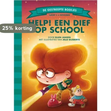 Help! Een dief op school / De Gestreepte Boekjes - E. Jansen, Boeken, Verzenden, Zo goed als nieuw, E. Jansen